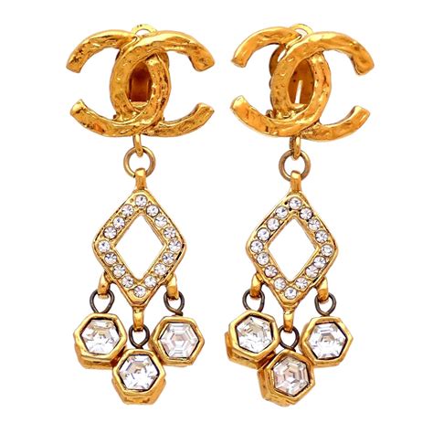 chanel cc logo earrings buy|authentic chanel cc logo earrings.